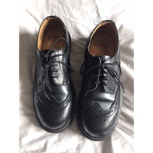 Doc Martens Floral Backhand Leather Shoe